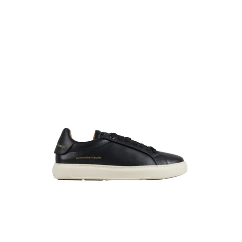 Sneakers Uomo Soho, con tomaia in pelle monocolore, con lacci frontali